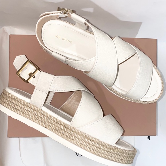 Via Spiga Leather Espadrille Sandal - Picture 4 of 11